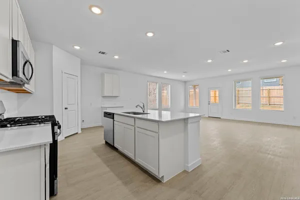 a view of an empty room