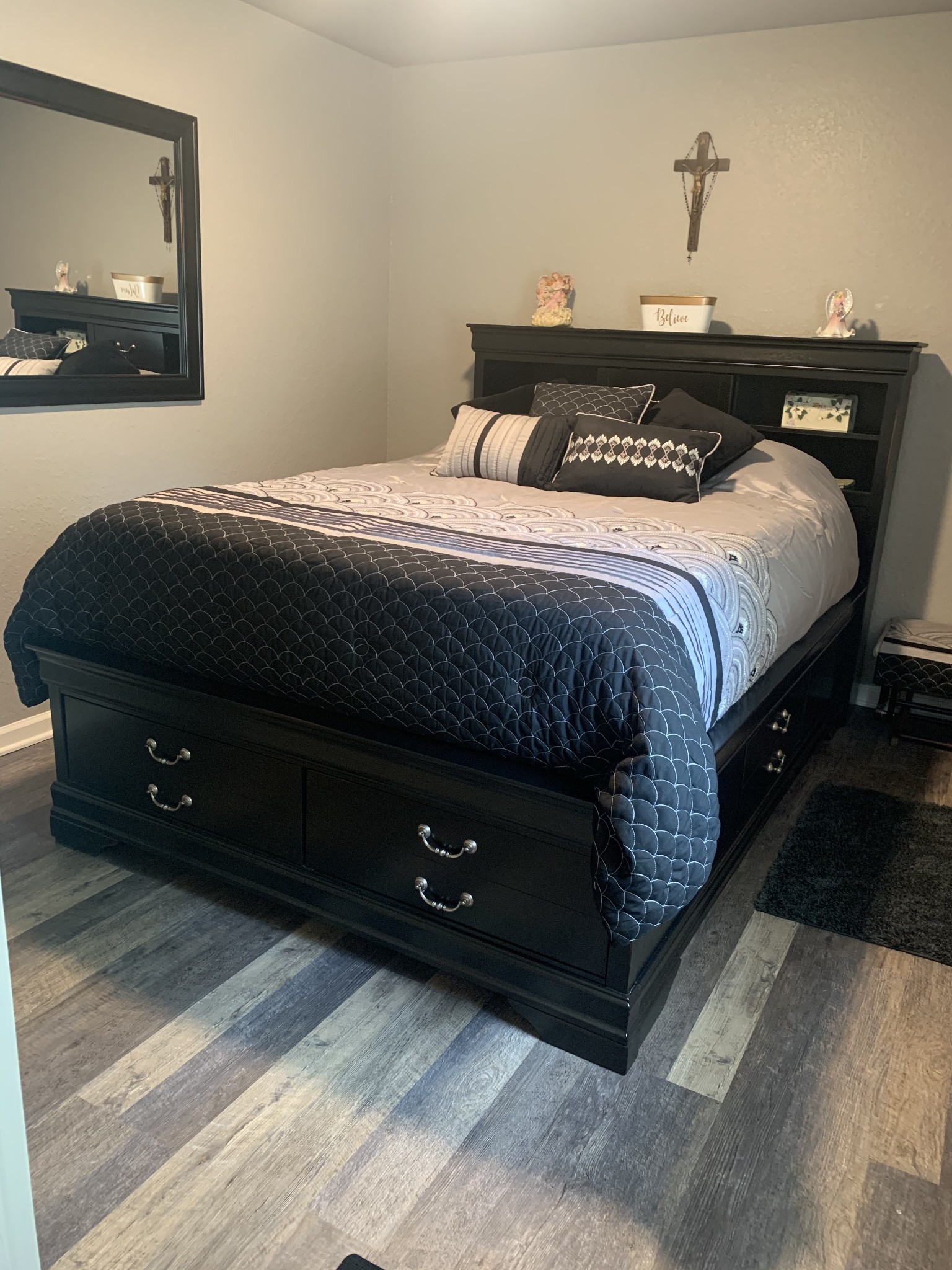 975 Rolling Acres Road Smithville, TN 37166 - Photo 12 of 26 a bedroom with a bed and a night stand