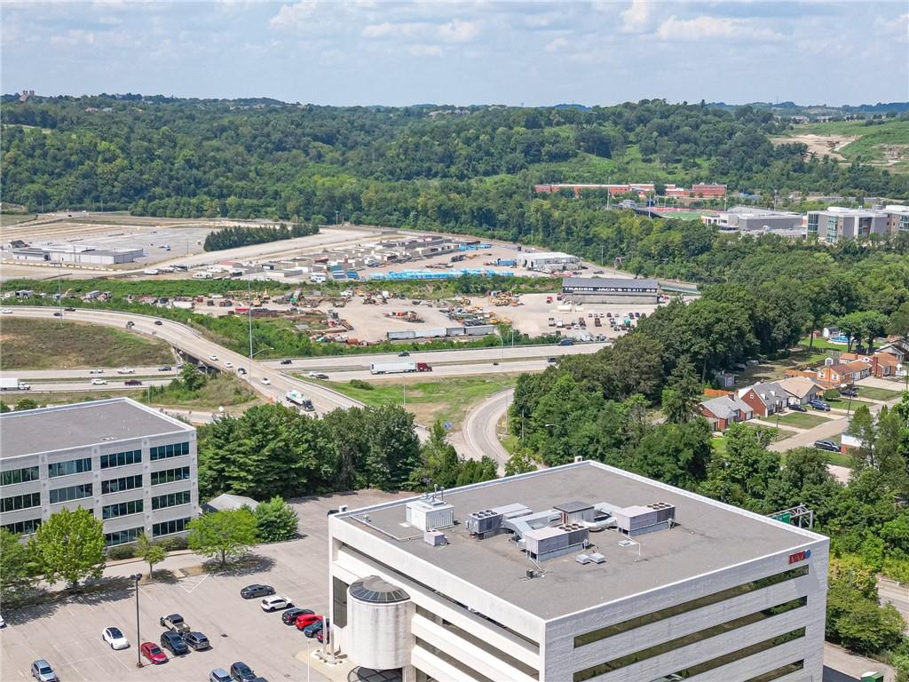 1214 Washington Pike Bridgeville, PA 15017 - Photo 36 of 39 a view of a terrace with a garden and trees