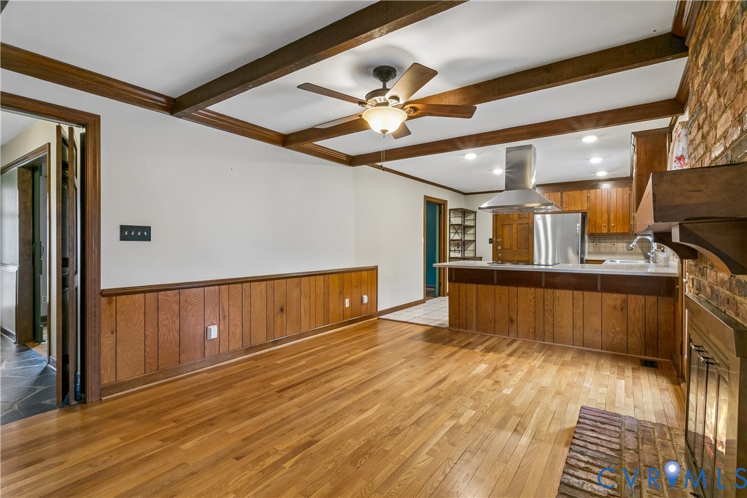504 Meadowfield Road Yorktown, VA 23692 - Photo 19 of 45 a view of a kitchen with a sink and cabinets