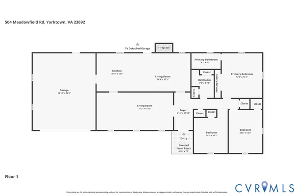 $409,900 | 504 Meadowfield Road, Yorktown, VA 23692
