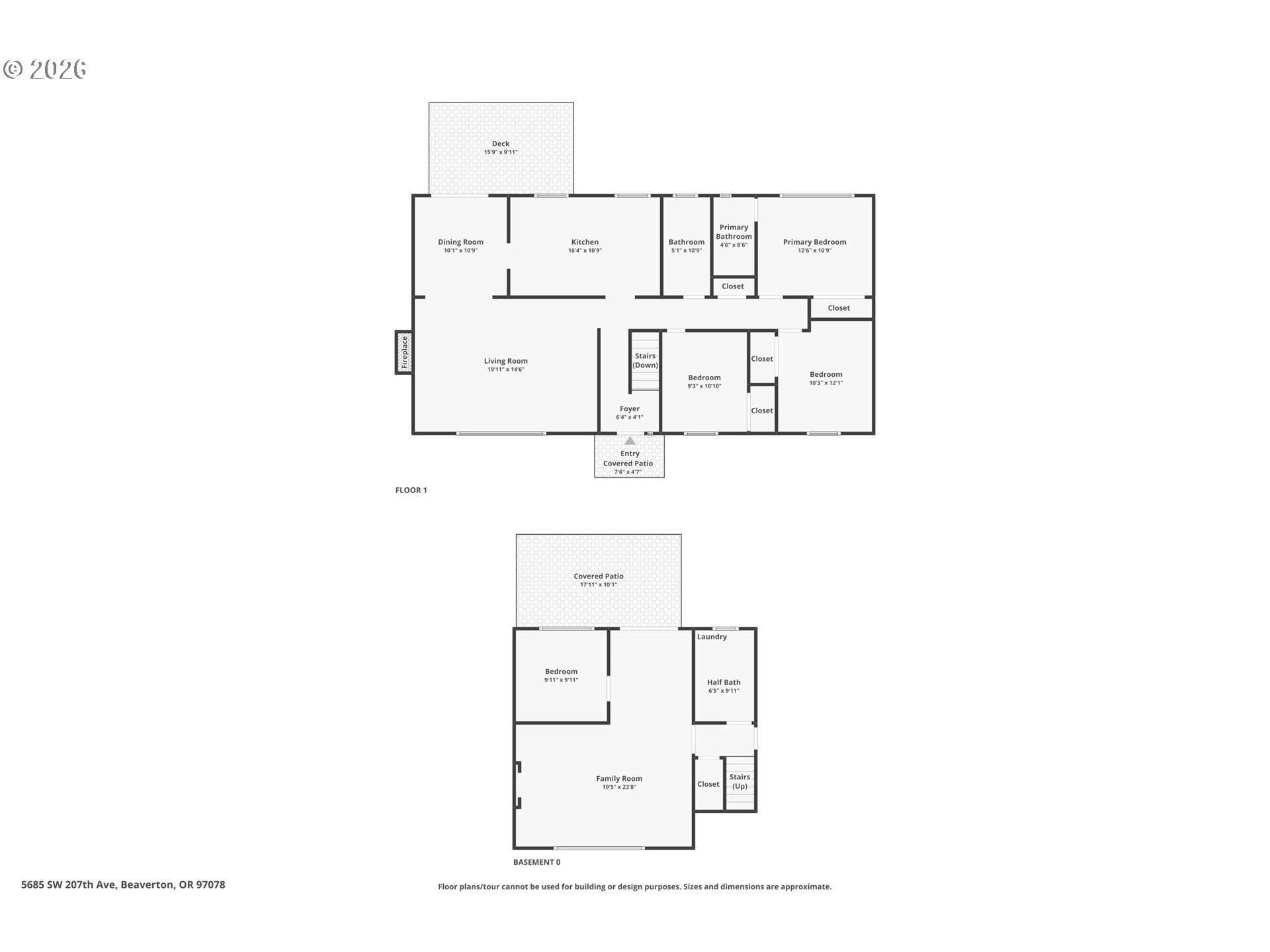5685 Southwest 207th Avenue Beaverton, OR 97078 - Photo 43 of 43 Floor Plan
