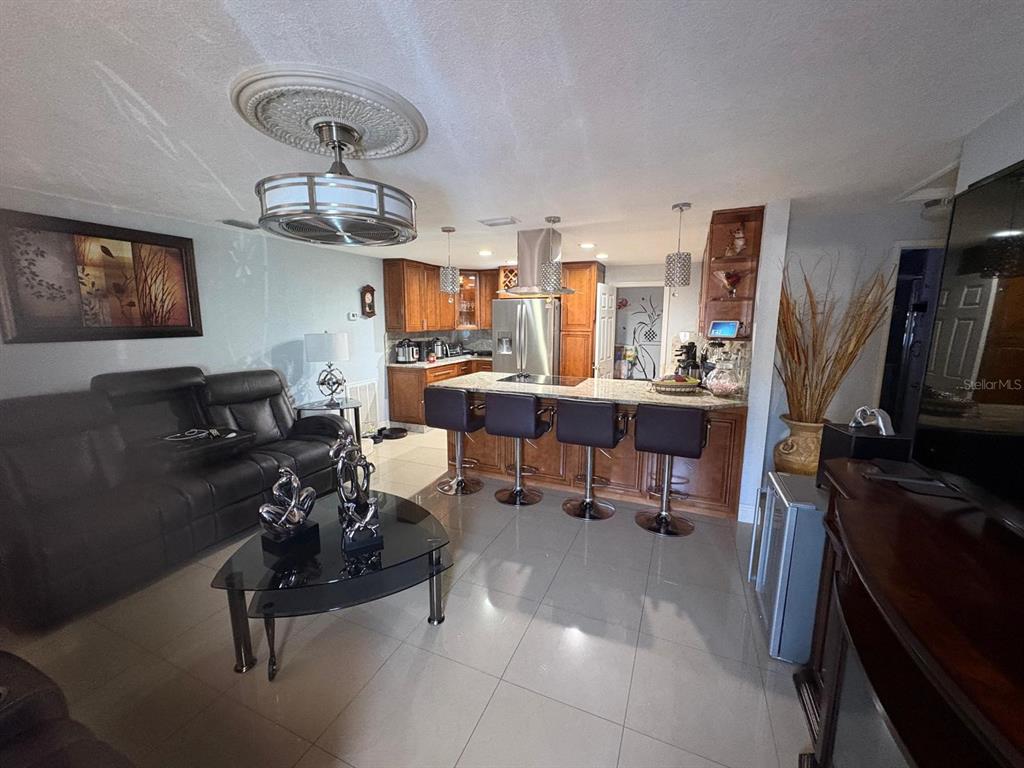 6005 West Clifton Street Tampa, FL 33634 - Photo 5 of 32 a living room with furniture a rug and a flat screen tv