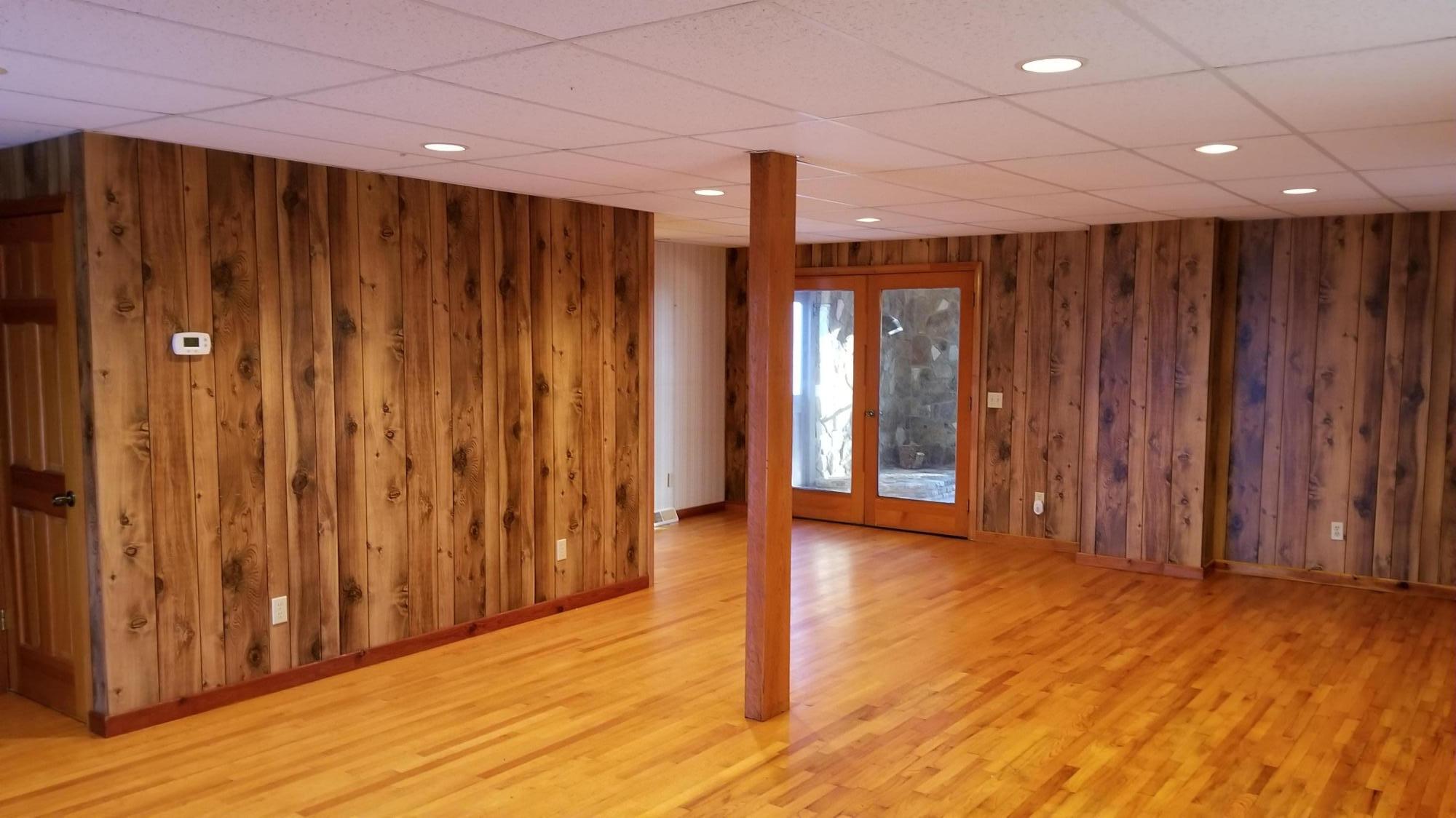 110 Foggy Ridge Road Rocky Mount, VA 24151 - Photo 13 of 35 a view of a room with wooden walls