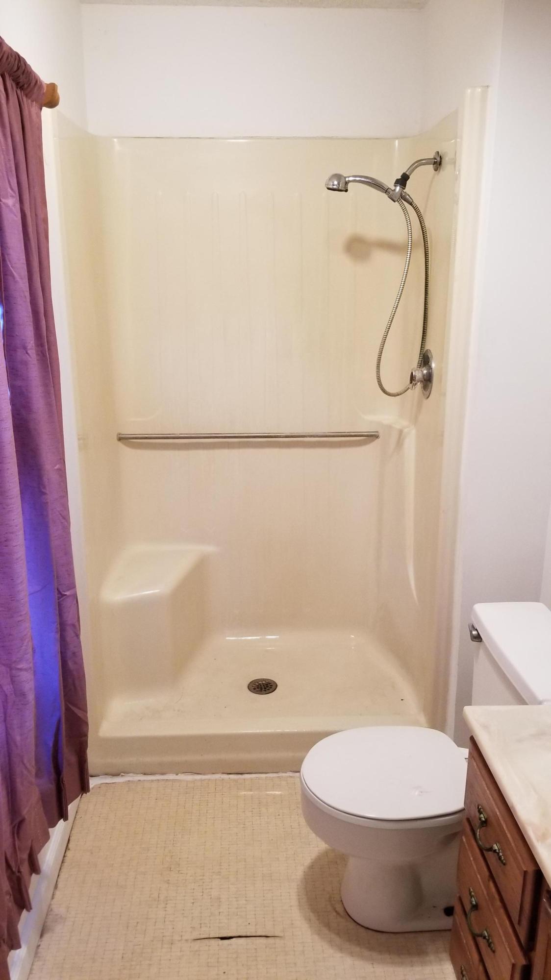 110 Foggy Ridge Road Rocky Mount, VA 24151 - Photo 19 of 35 a bathroom with a toilet and a shower