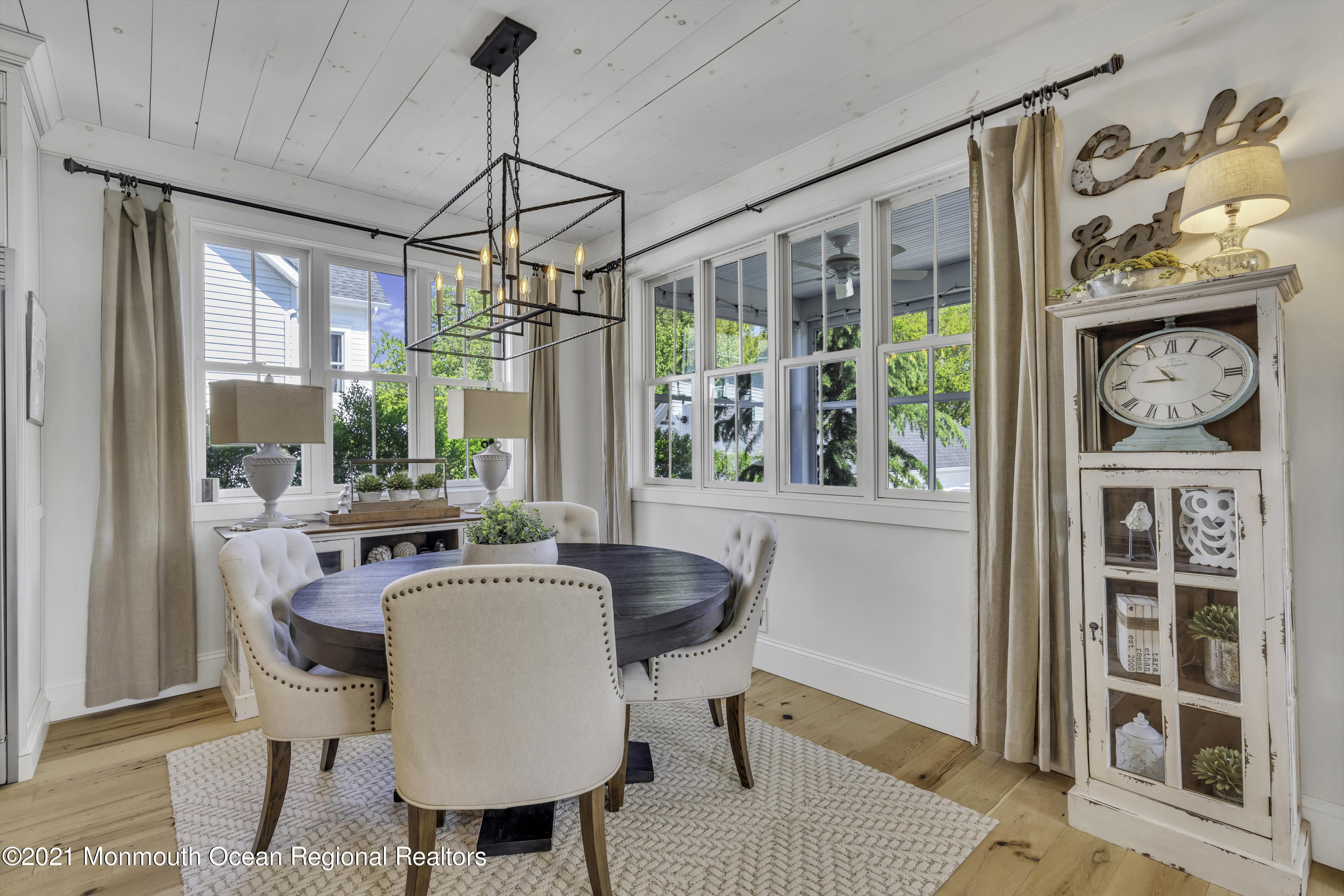 52 Marcellus Avenue Manasquan, NJ 08736 - Photo 25 of 79 a view of a dining room with furniture window and outside view