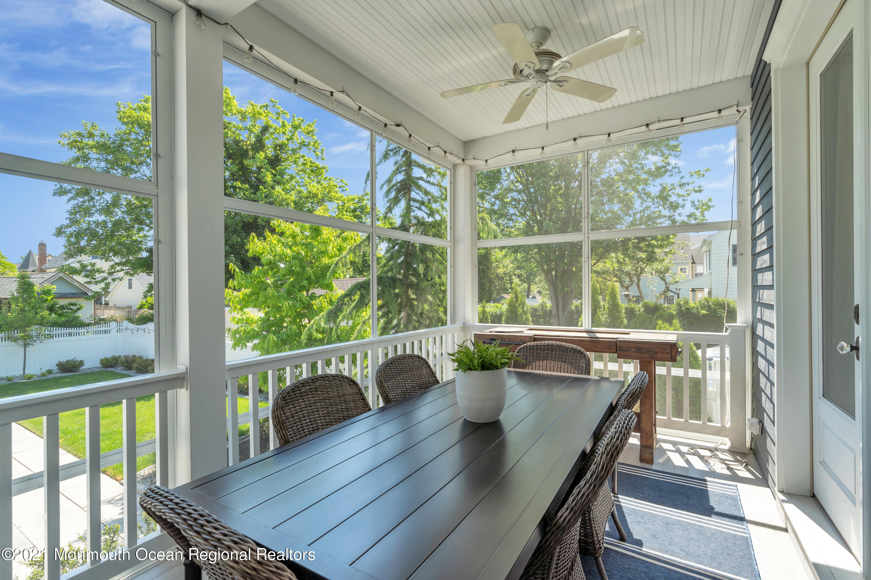 52 Marcellus Avenue Manasquan, NJ 08736 - Photo 34 of 79 a view of a dining room with furniture window and outside view