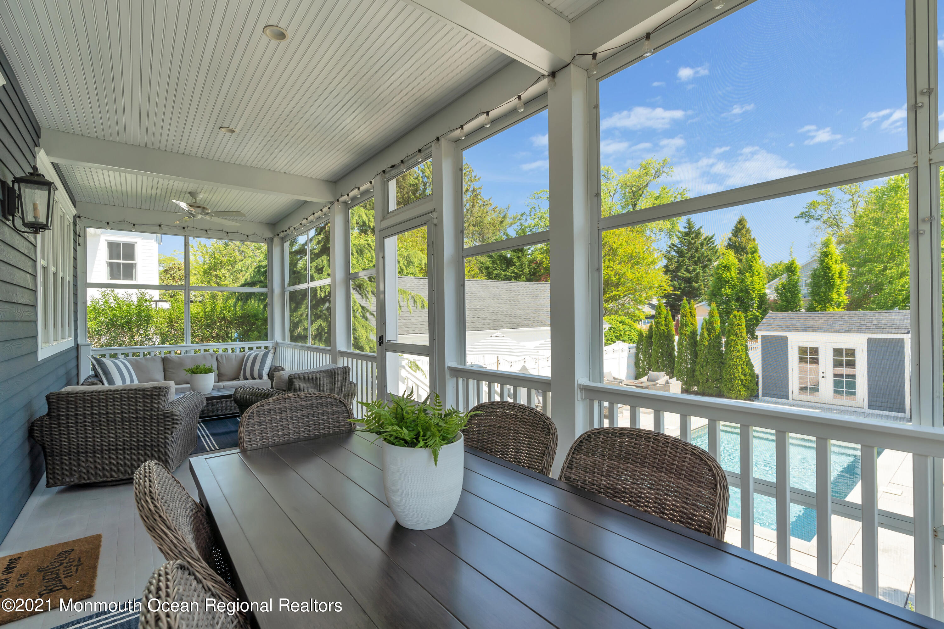 52 Marcellus Avenue Manasquan, NJ 08736 - Photo 35 of 79 Rear Screened Porch