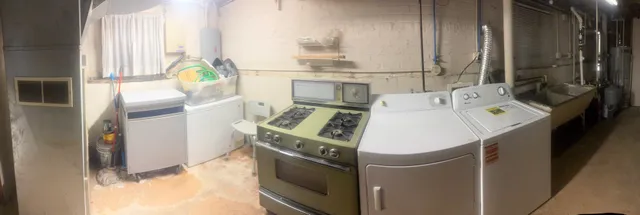 a view of water heater room