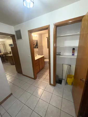 a view of a storage & utility room in a house