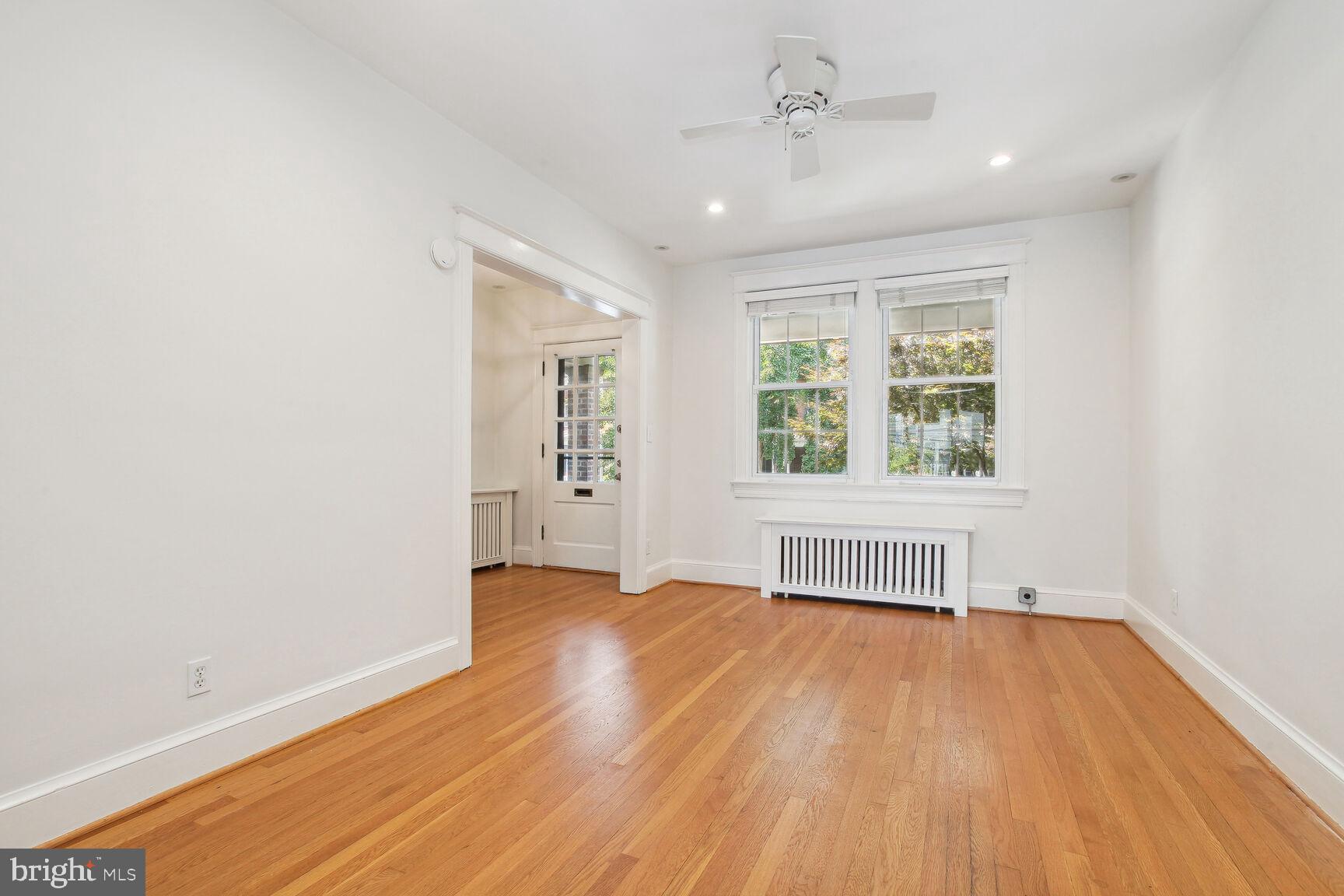 2433 39th Place Northwest Washington, DC 20007 - Photo 5 of 29 Gleaming Hardwoods & Recessed Lights