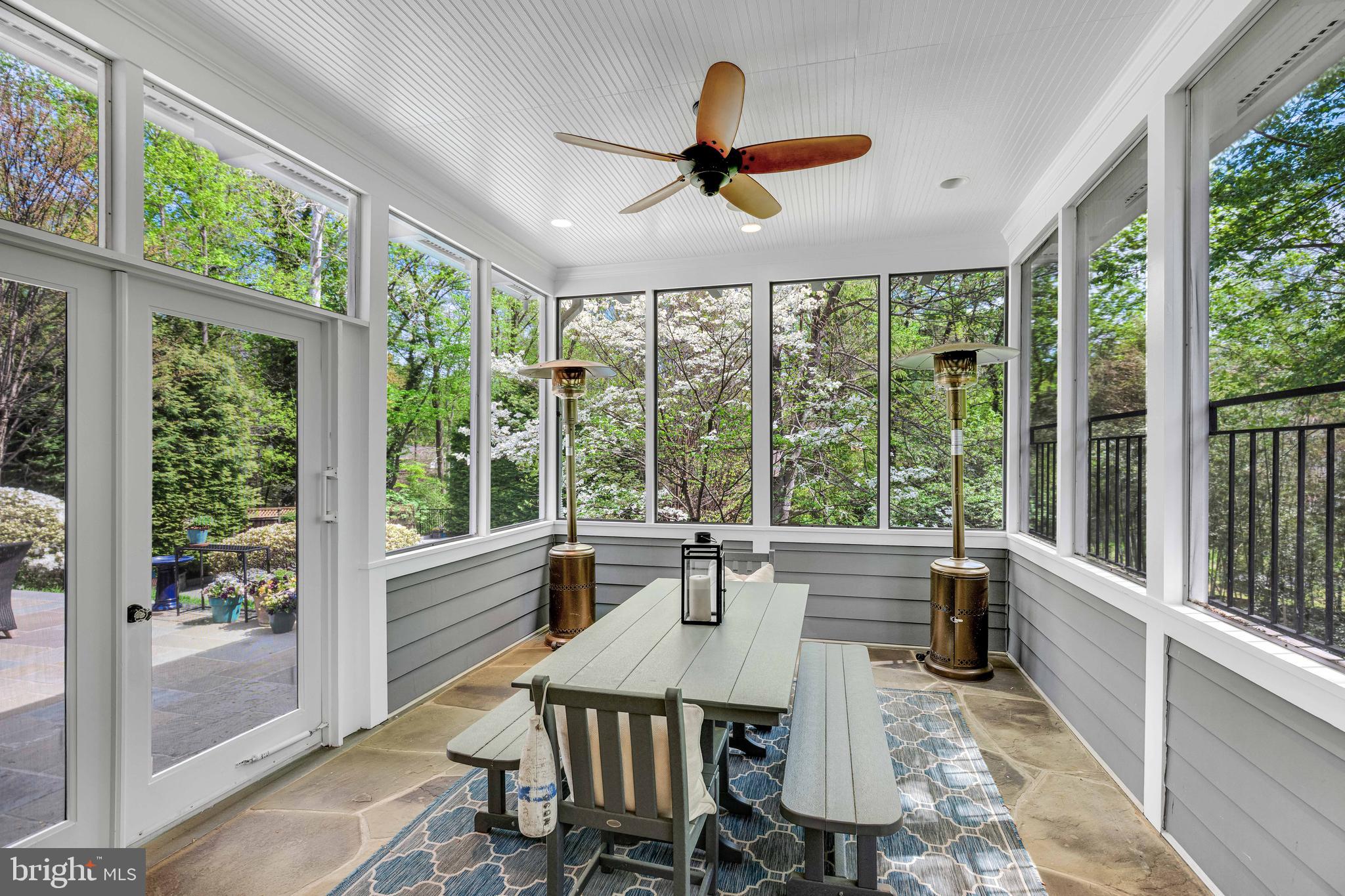 6525 Kenhill Road Bethesda, MD 20817 - Photo 19 of 45 Screened in covered porch off kitchen