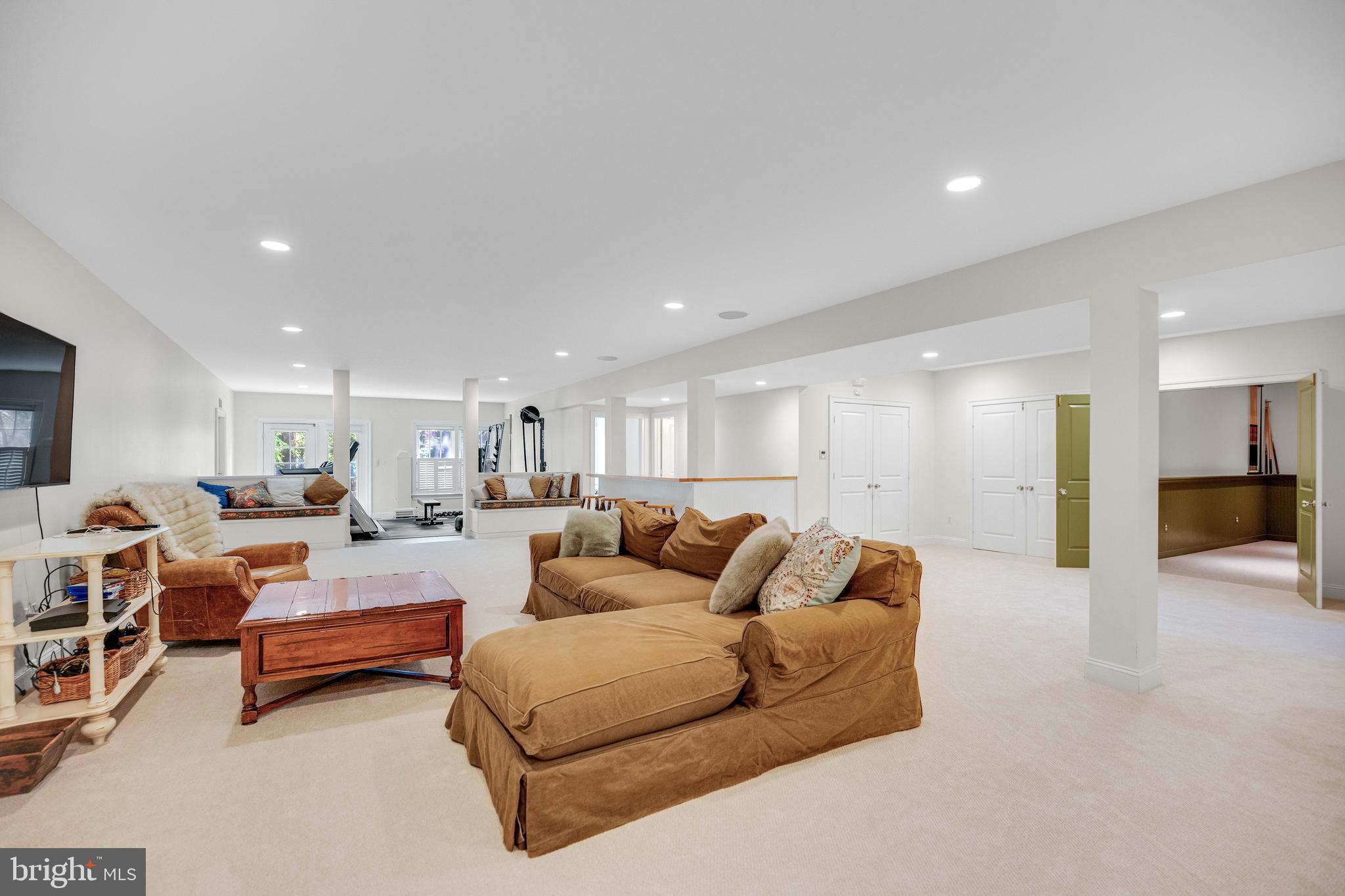 6525 Kenhill Road Bethesda, MD 20817 - Photo 32 of 45 Lower level spacious rec room