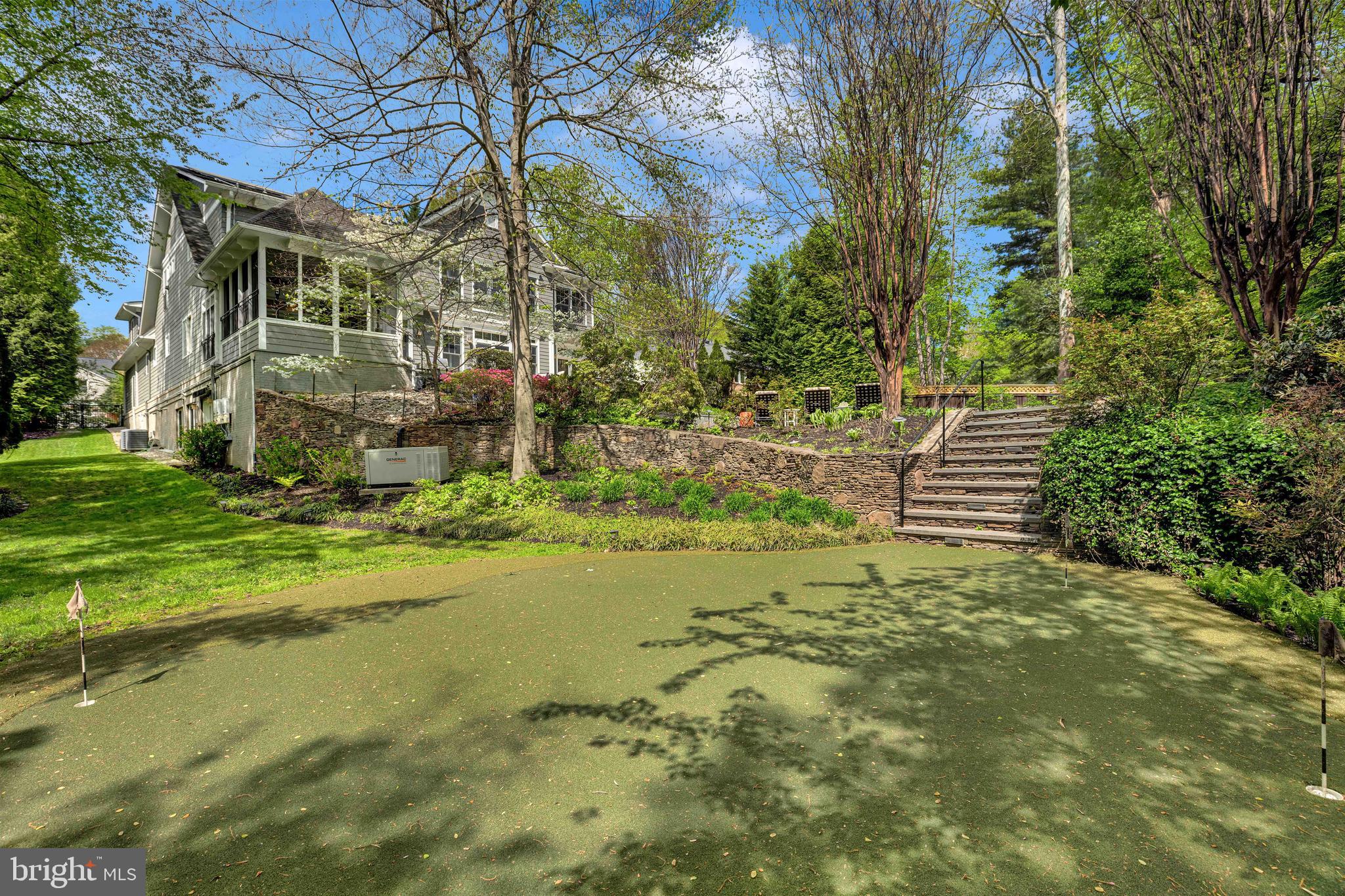 6525 Kenhill Road Bethesda, MD 20817 - Photo 43 of 45 Putting greens lower yard area