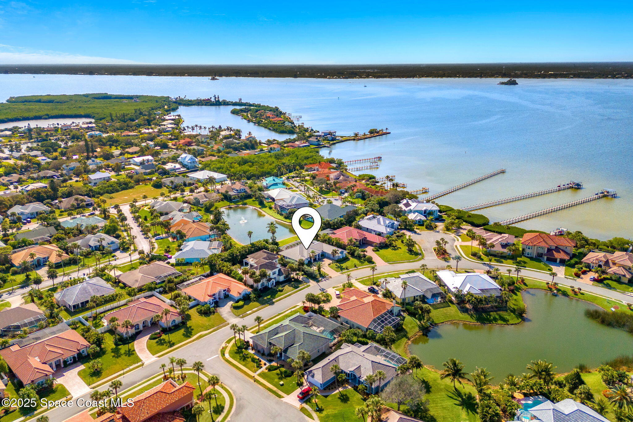 231 Loggerhead Drive Melbourne Beach, FL 32951 - Photo 36 of 47 an aerial view of a city