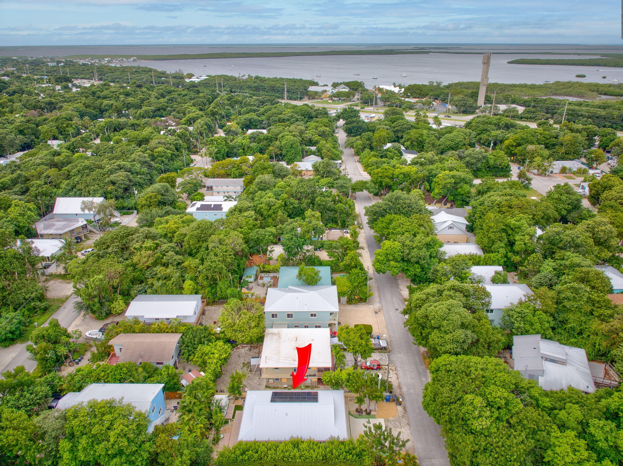 460 Lime Drive Key Largo, FL 33037 - Photo 48 of 49 an aerial view of residential houses with outdoor space and street view