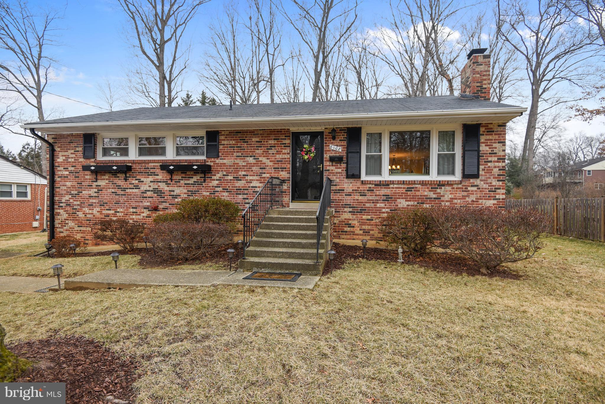 8108 Ellet Road Springfield, VA 22151 - Photo 1 of 21 front view of a house with a yard