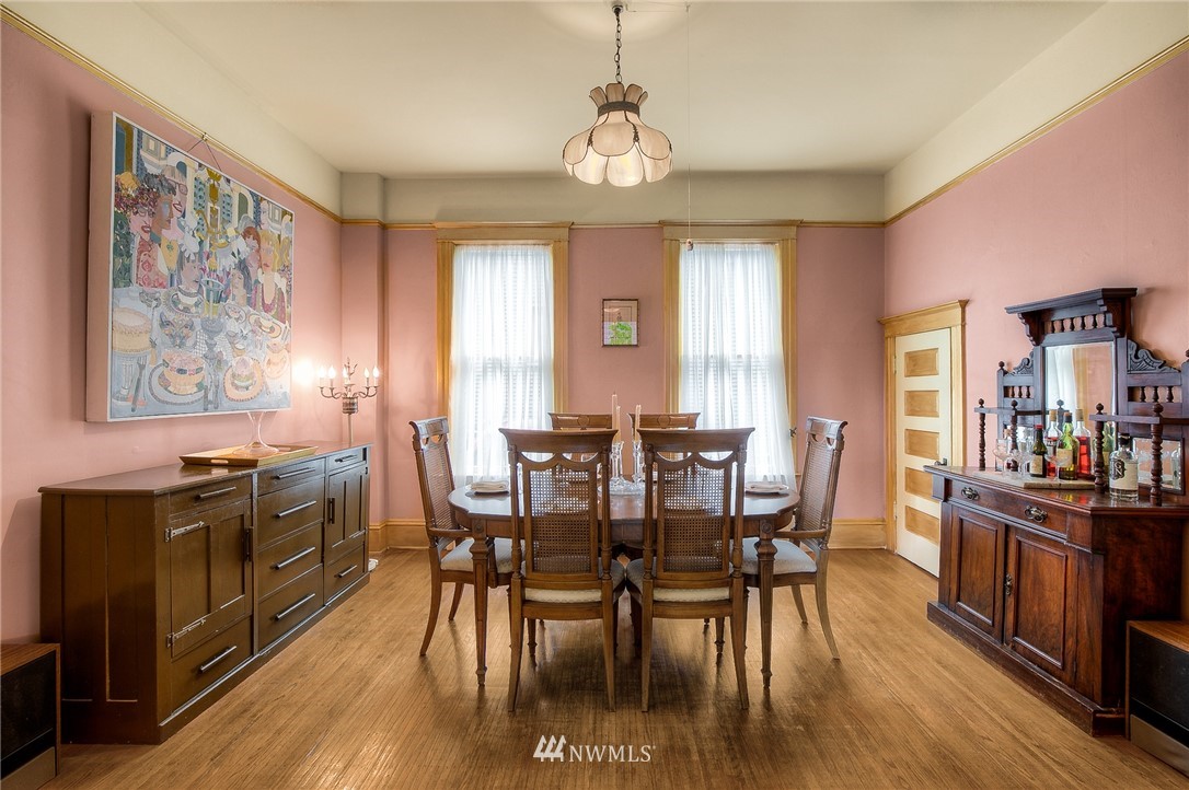 529 19th Avenue Seattle, WA 98122 - Photo 12 of 39 a view of a dining room with furniture window and wooden floor