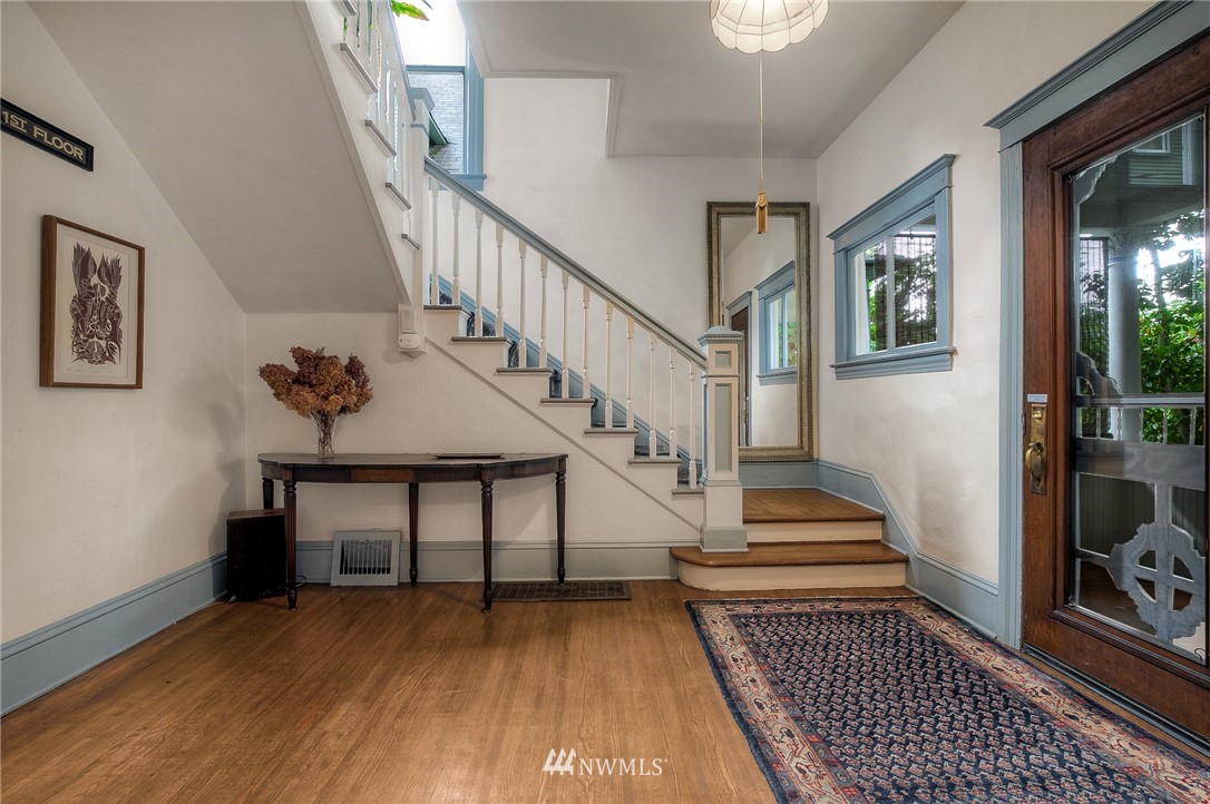 529 19th Avenue Seattle, WA 98122 - Photo 7 of 39 a view of entryway and hall with wooden floor