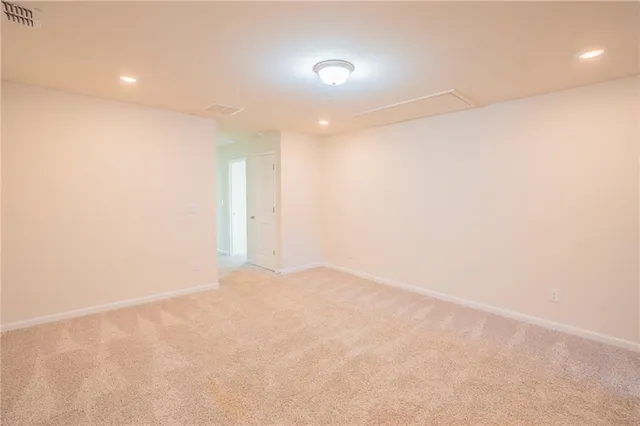 a view of an empty room