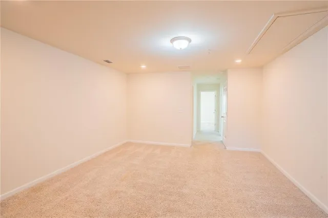 a view of an empty room