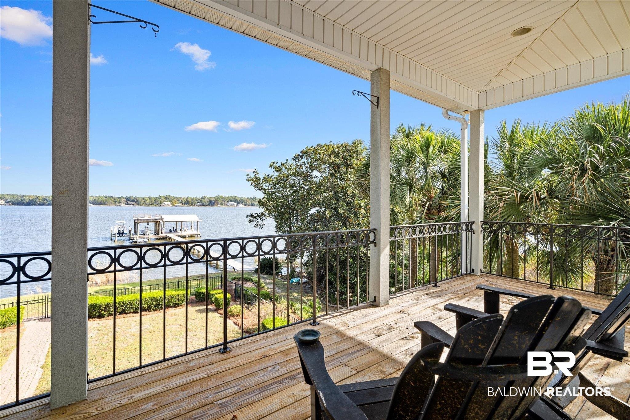 4930 River Trace Theodore, AL 36582 - Photo 21 of 57 Wooden deck with a water view