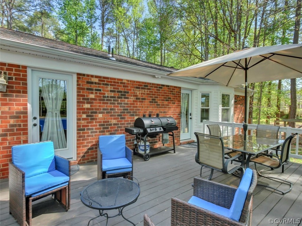 12113 Bundle Road Chesterfield, VA 23838 - Photo 19 of 25 You will love barbeques on this large deck!
