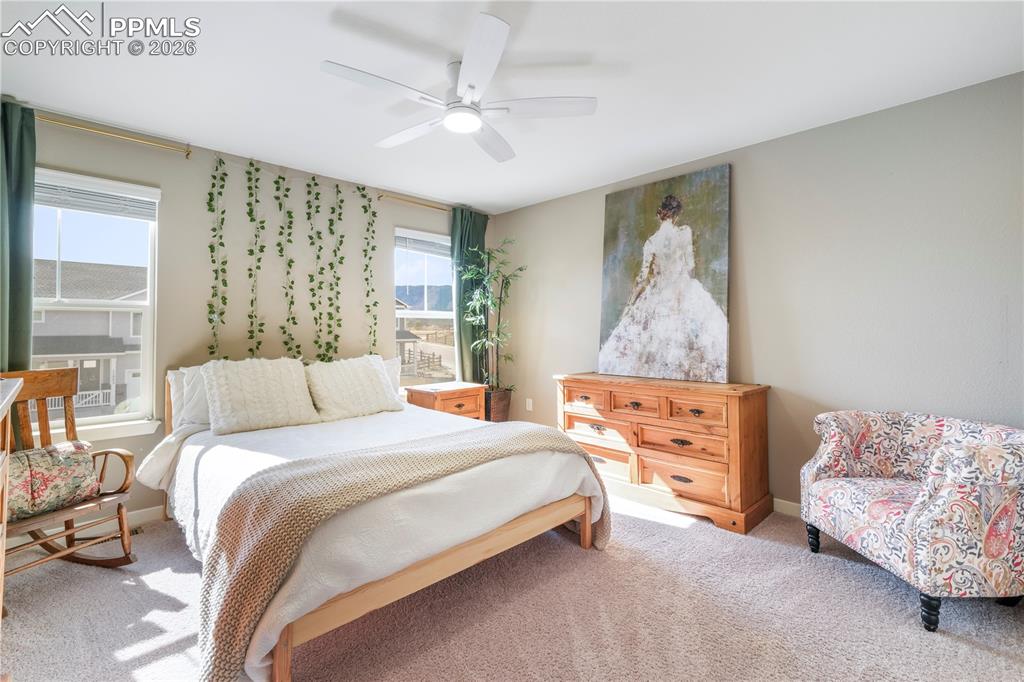15882 Little Bluestem Road Monument, CO 80132 - Photo 29 of 50 Upstairs 3rd bedroom with large closet and views