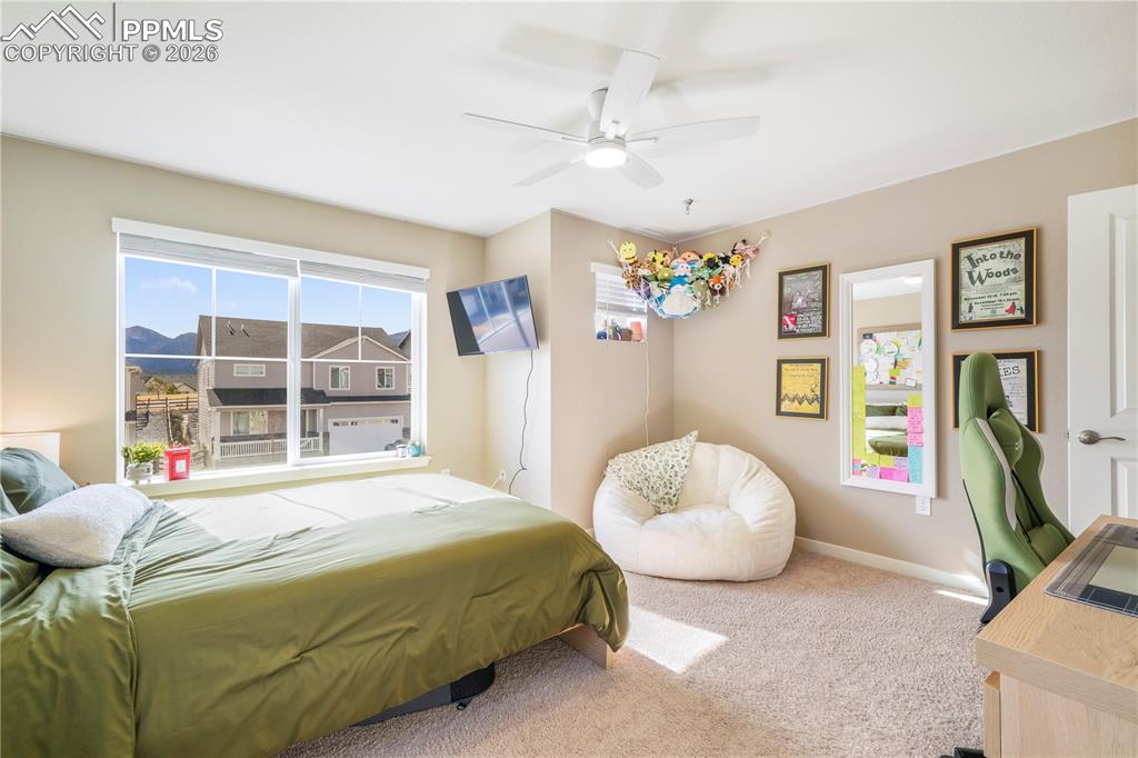 15882 Little Bluestem Road Monument, CO 80132 - Photo 35 of 50 Upstairs 4th bedroom with walk in closet and views