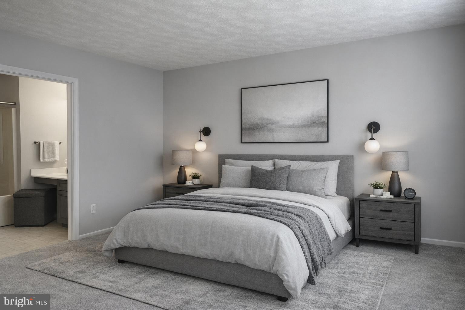 38 Jumpers Circle, Unit 253 Nottingham, MD 21236 - Photo 15 of 31 a bedroom with a bed and a chandelier