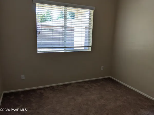 a view of a garage