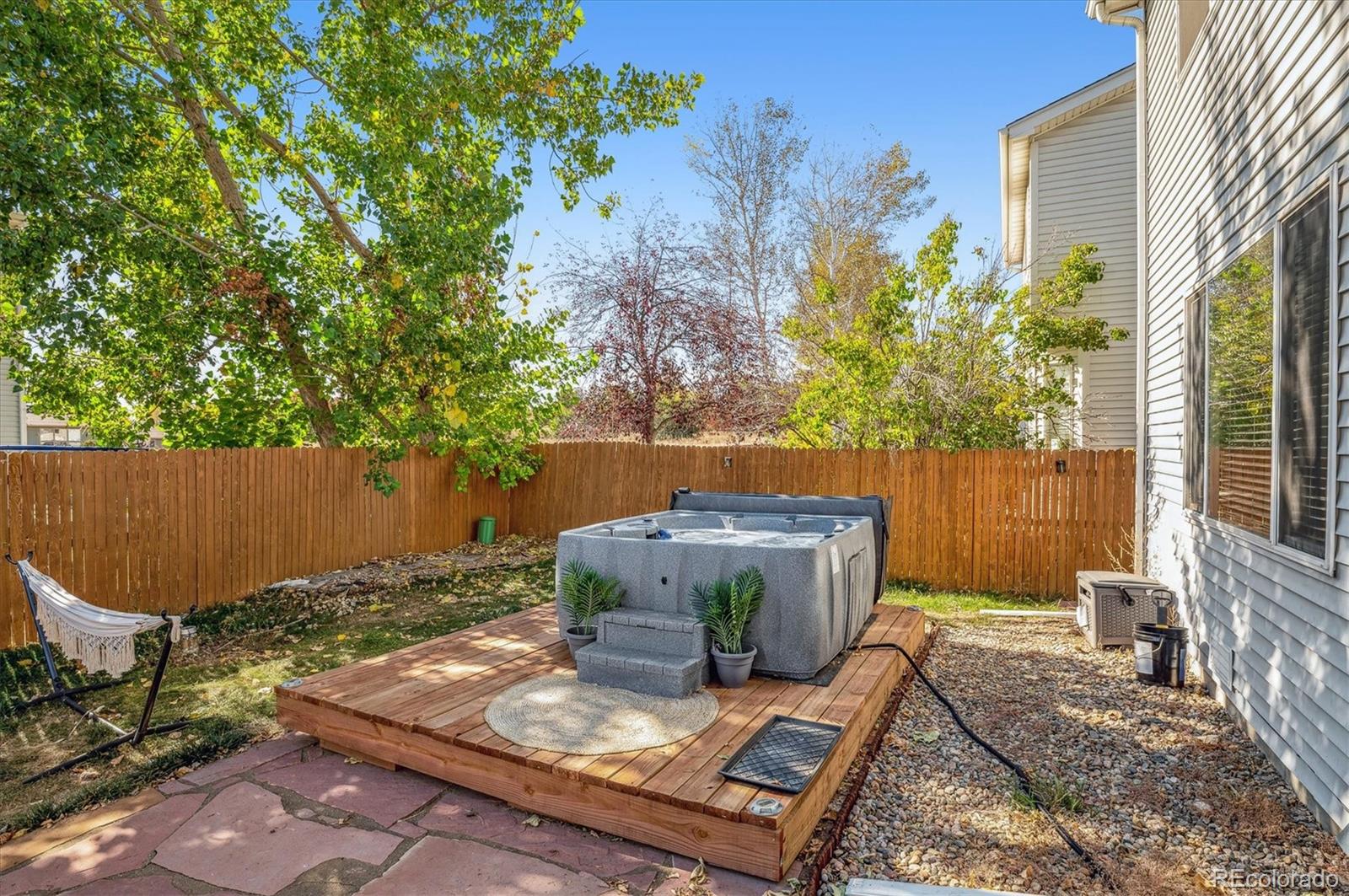1345 Trail Ridge Road Longmont, CO 80504 - Photo 24 of 25 a view of backyard with a tub