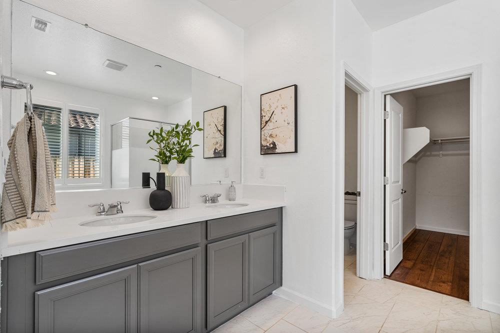20 Hospital Road Hollister, CA 95023 - Photo 27 of 46 a bathroom with a sink and a mirror