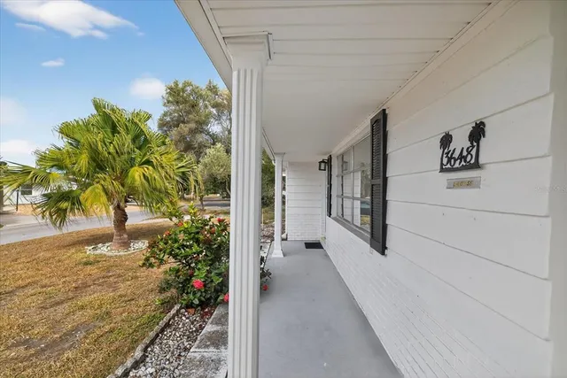 a view of a entryway door front of house