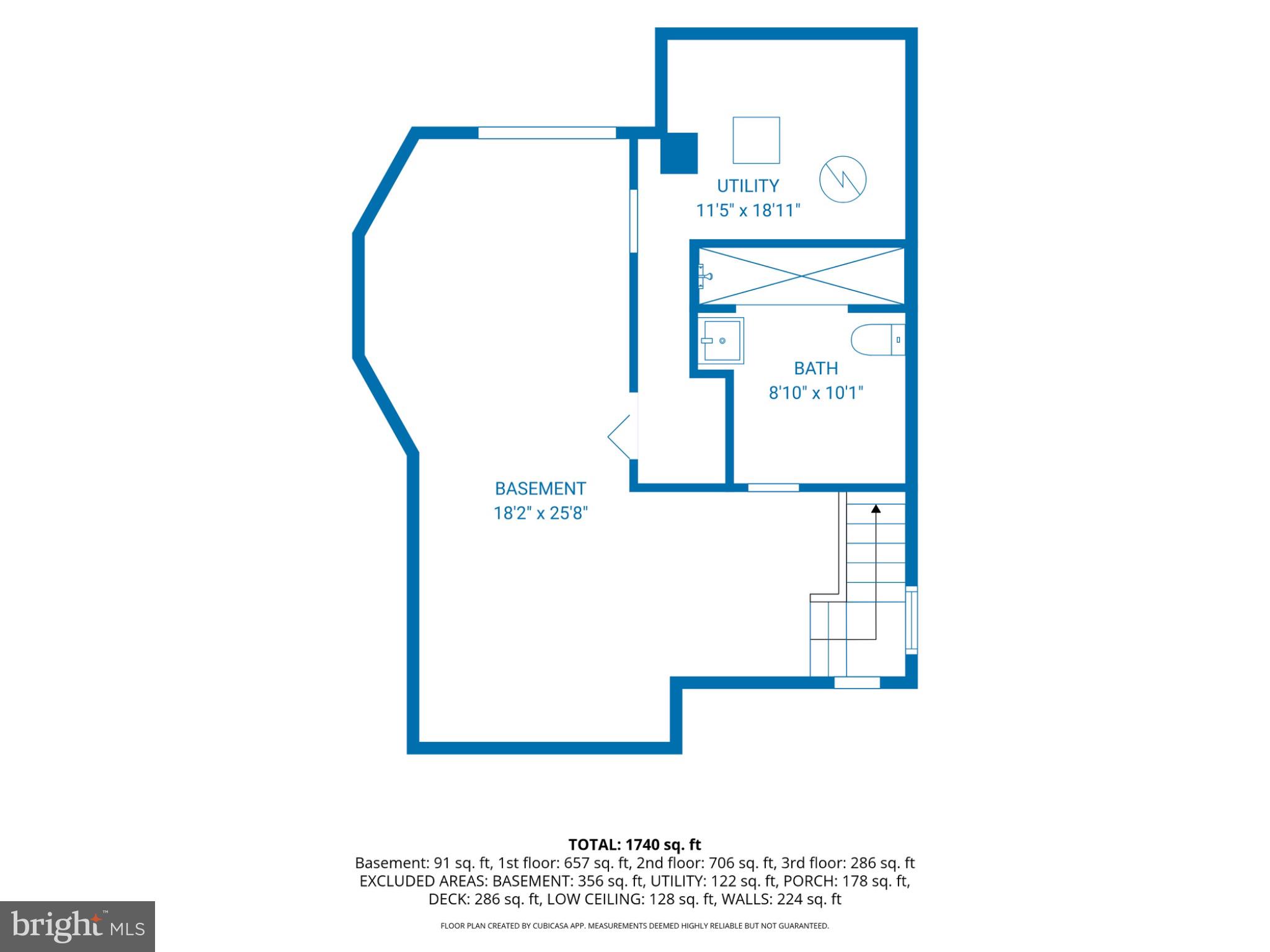 3216 18th Street Northeast Washington, DC 20018 - Photo 41 of 47 Basement layout with utility and bath.