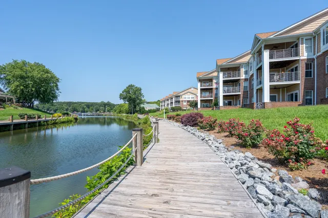 a house with lake view