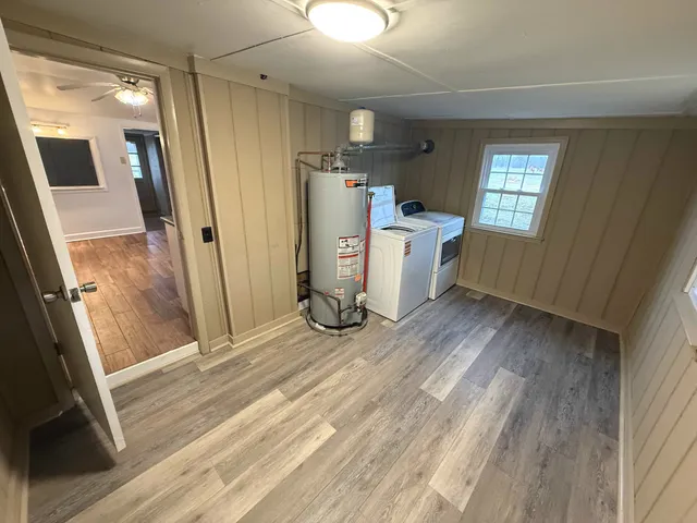 a view of a storage & utility room