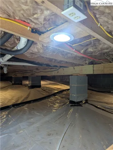 a view of water heater room