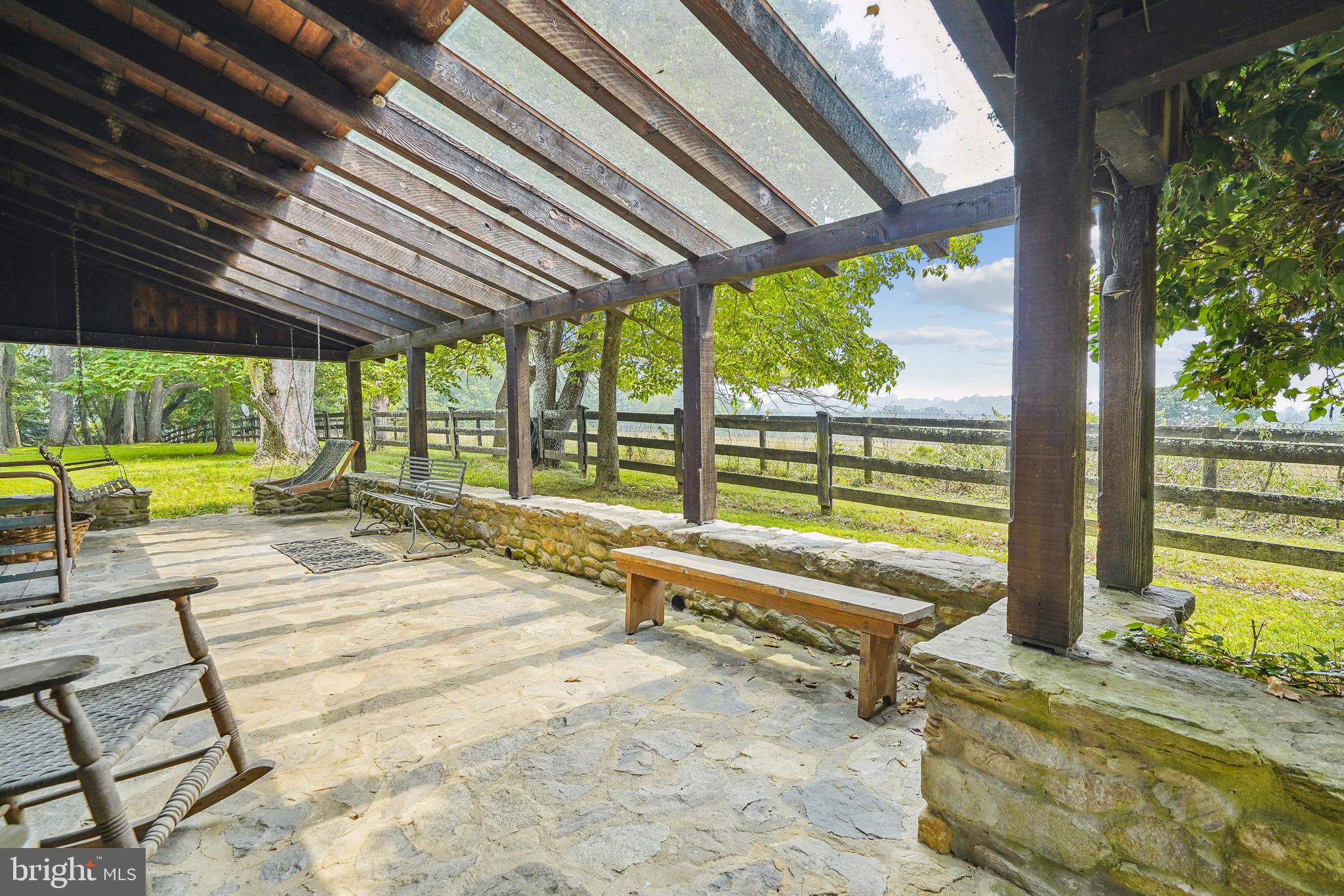 18285 Foundry Road Purcellville, VA 20132 - Photo 19 of 53 a swimming pool with outdoor seating and yard