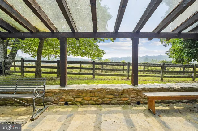 a view of swimming pool with a backyard