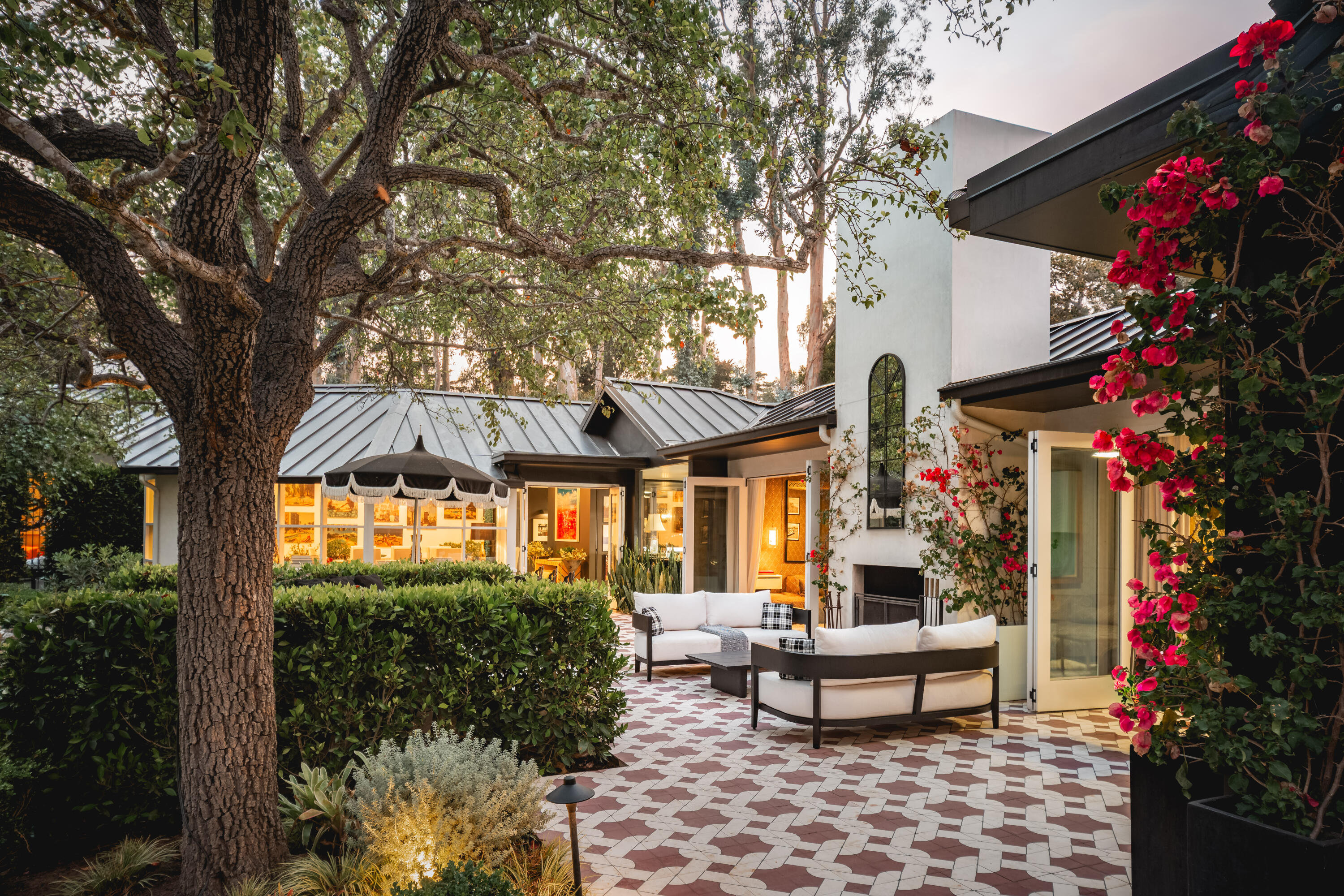 1381 East Valley Road Montecito, CA 93108 - Photo 1 of 32 Patio Twilight