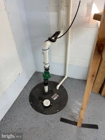 a view of backyard with green space