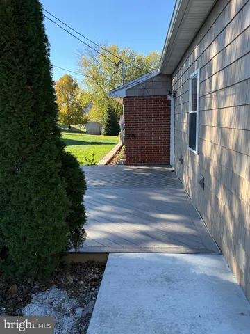 a view of swimming pool with a yard