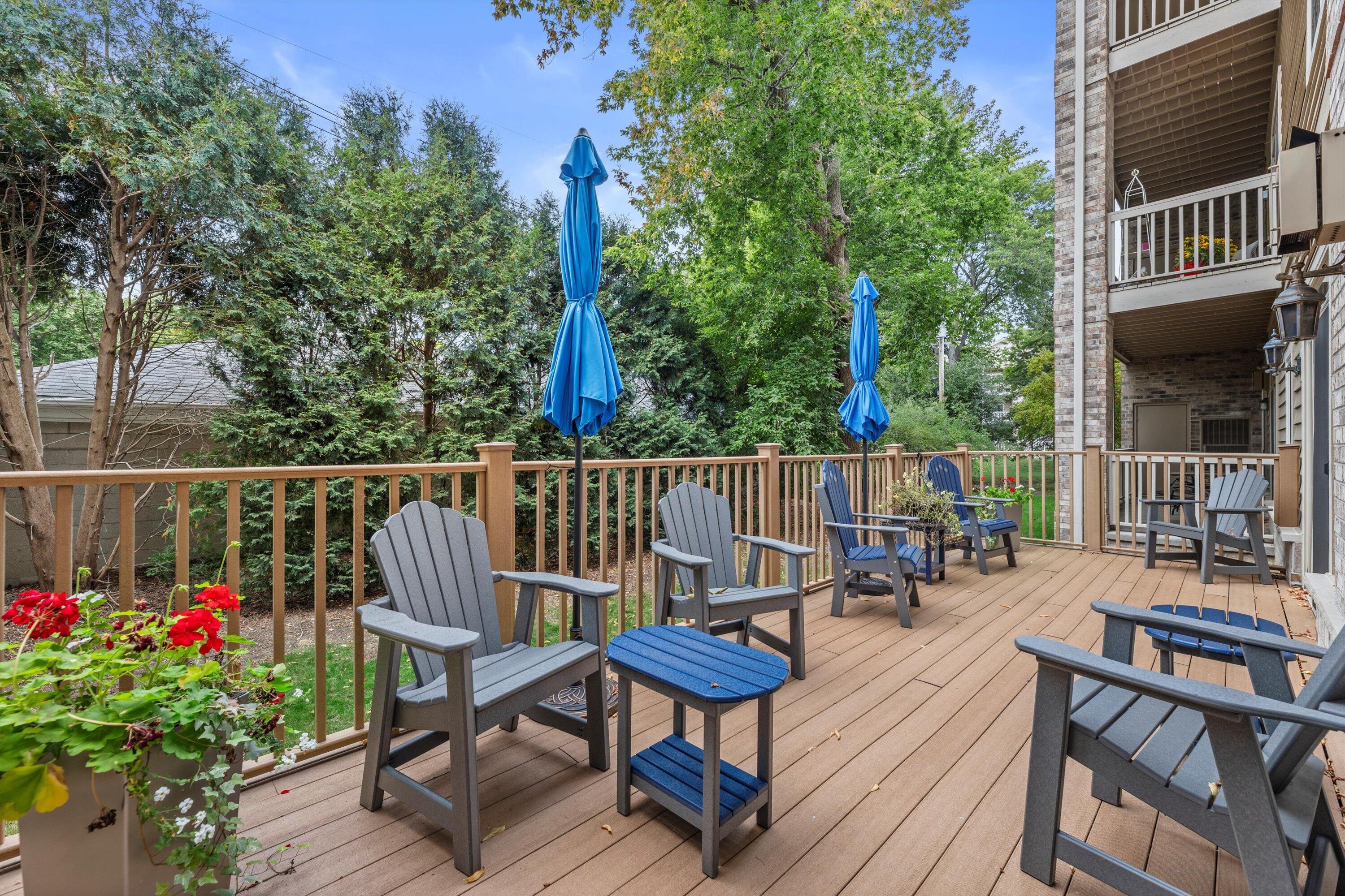 13050 West Bluemound Road, Unit 307 Elm Grove, WI 53122 - Photo 21 of 29 The Club Rm Deck is a space for time outside in the private Back Yard