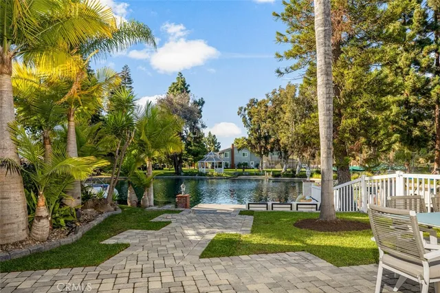 a view of an outdoor space with seating