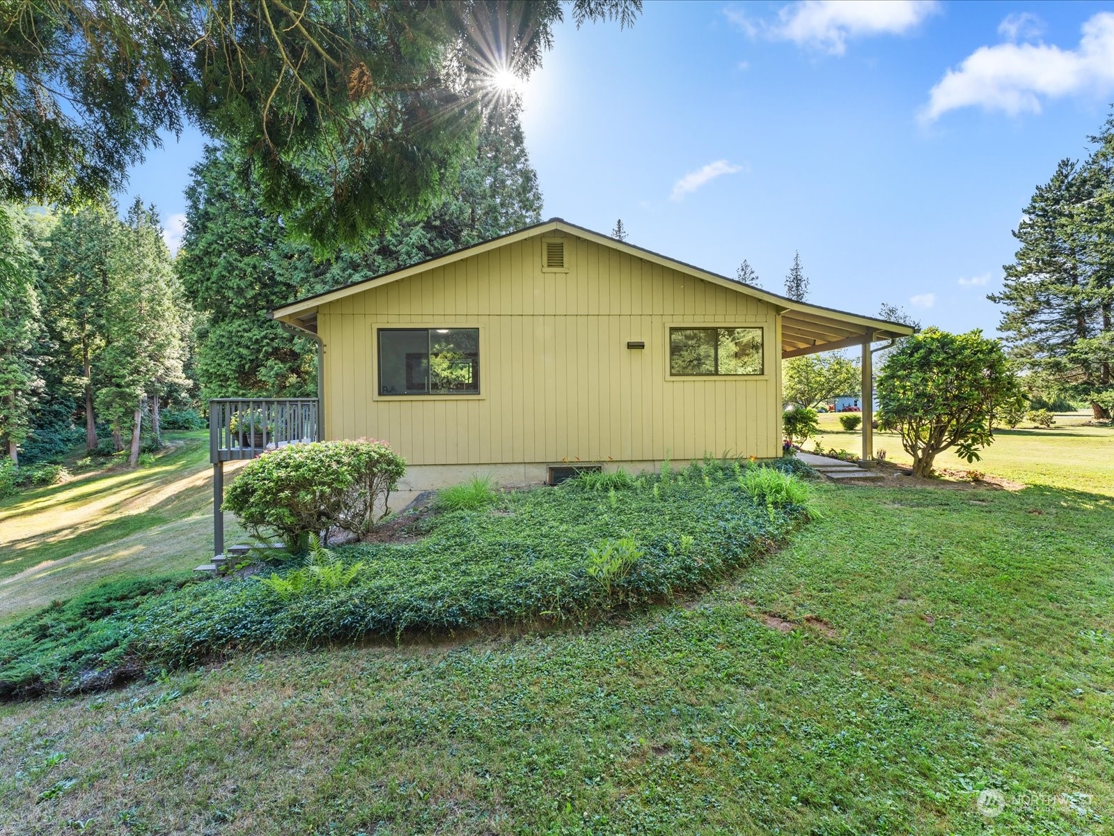 3119 Mountain View Road Ferndale, WA 98248 - Photo 33 of 40 a view of backyard with garden