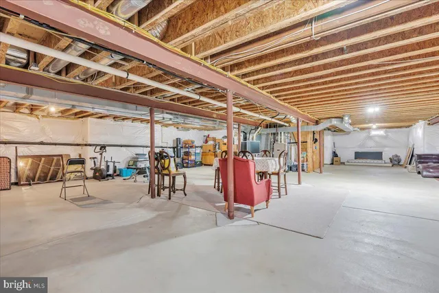 a view of a bike garage