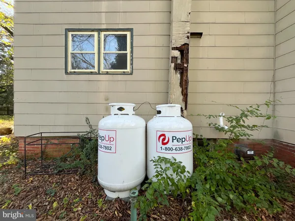 a view of backyard of the house