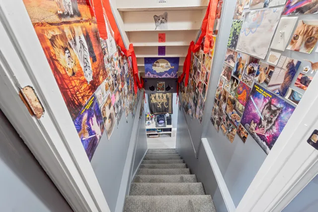 a utility room with sink dryer and washer
