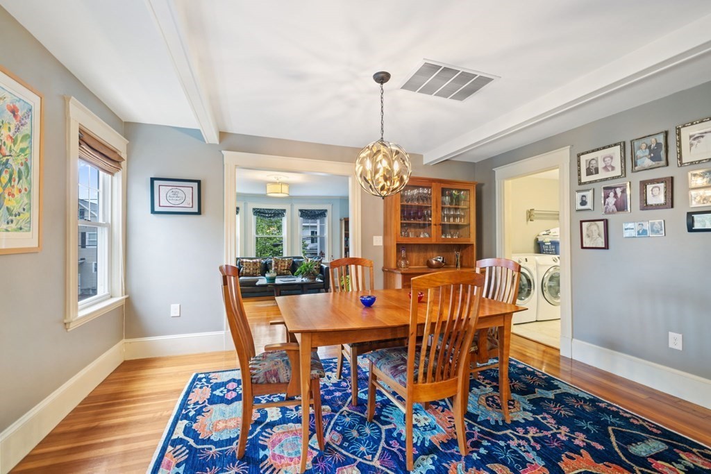 5 Belfry Terrace Lexington, MA 02421 - Photo 11 of 40 a view of a dining room with furniture window and wooden floor